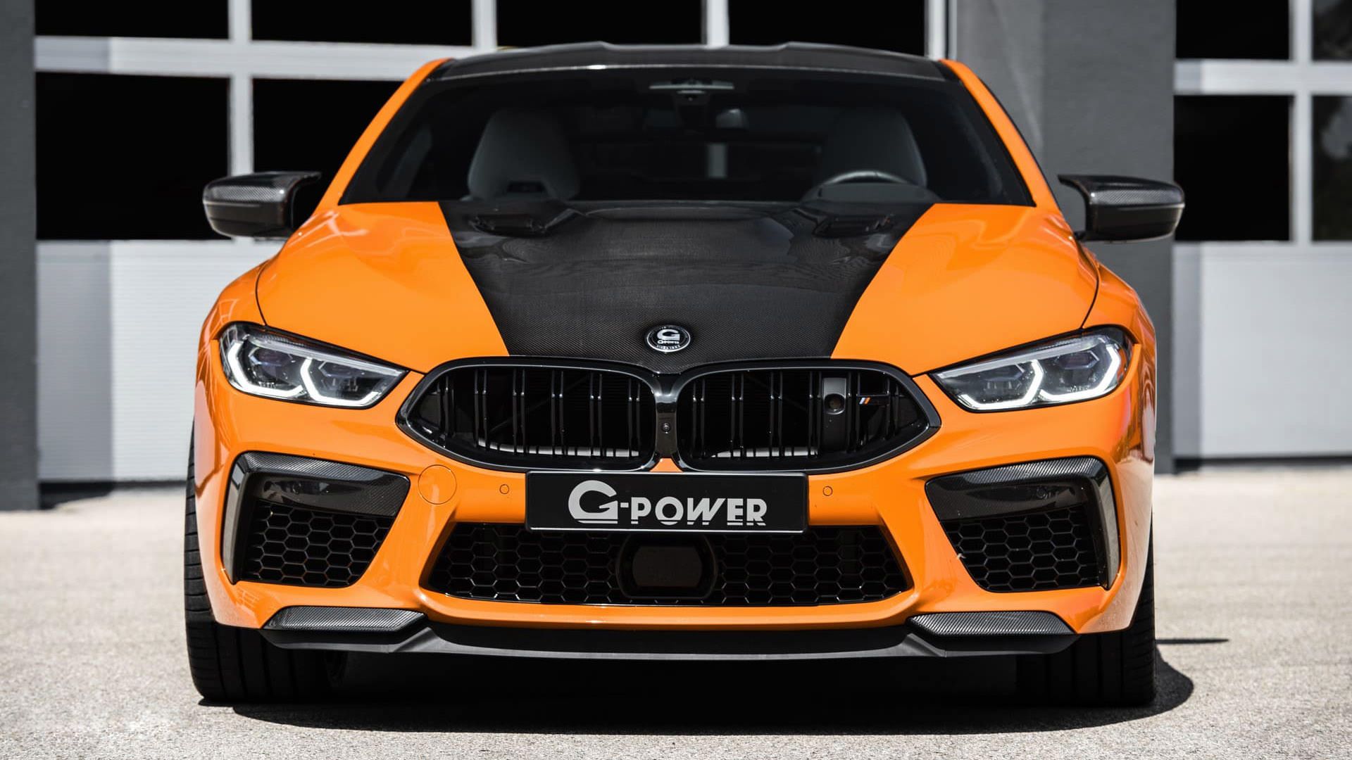 نمای جلو بی ام و ام 8 اف 92 تیونینگ جی پاور / G-Power BMW M8