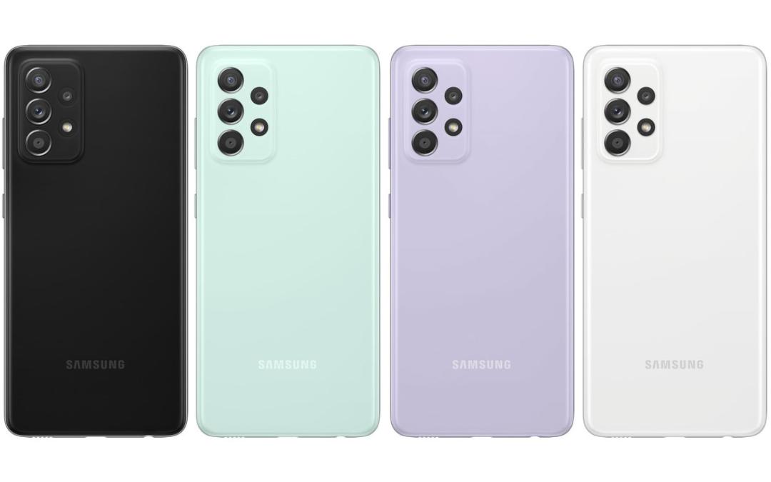 نمای پشت گلکسی A52s 5G
