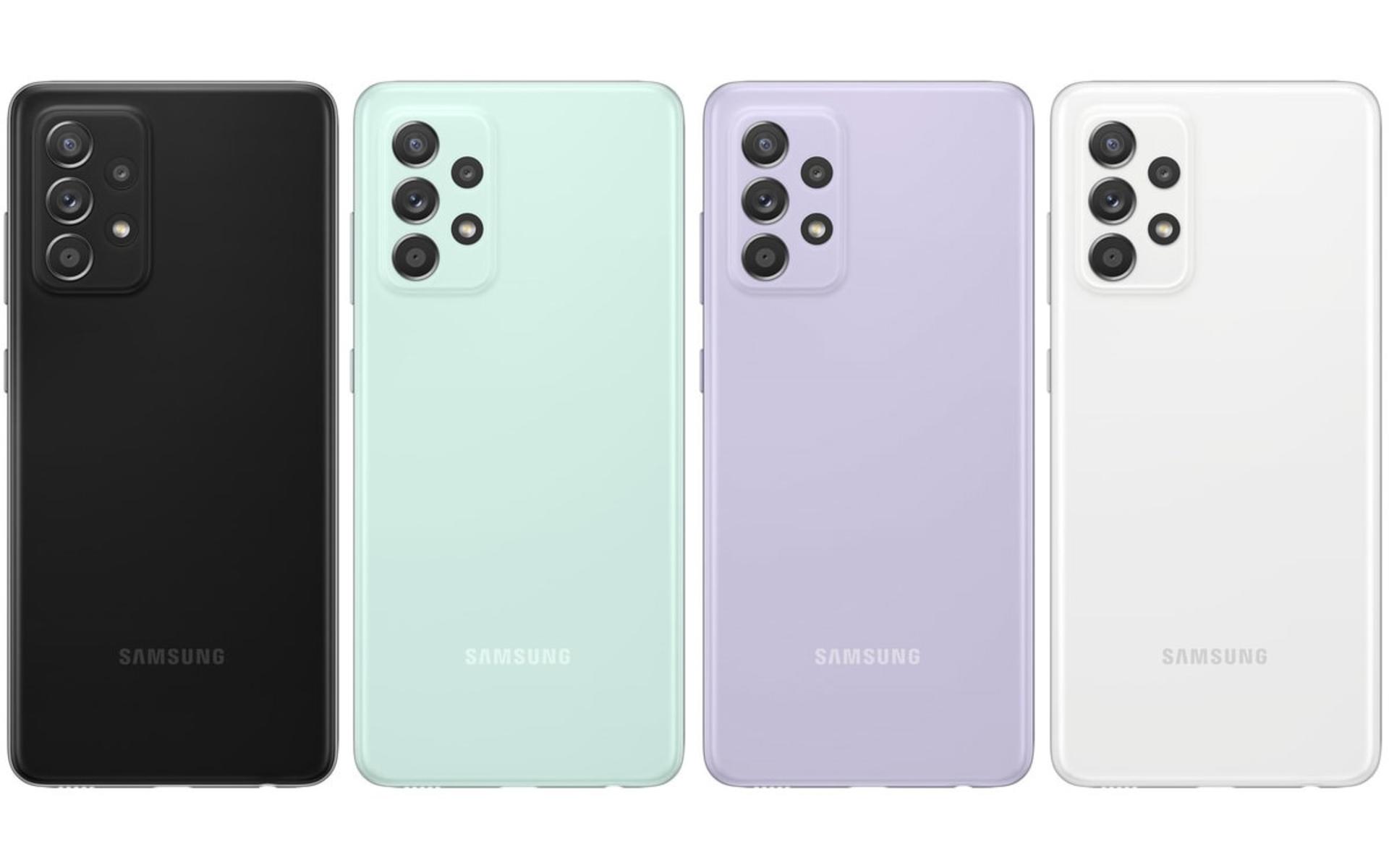 نمای پشت گلکسی A52s 5G