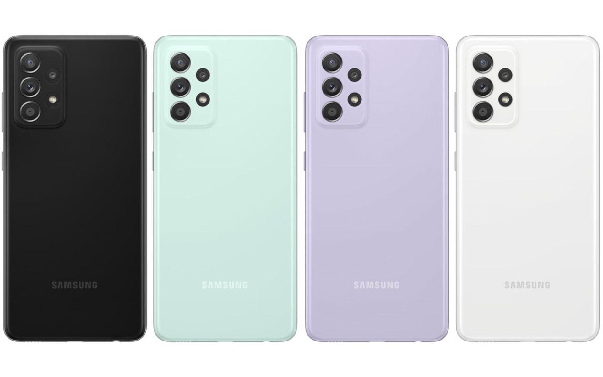 نمای پشت گلکسی A52s 5G