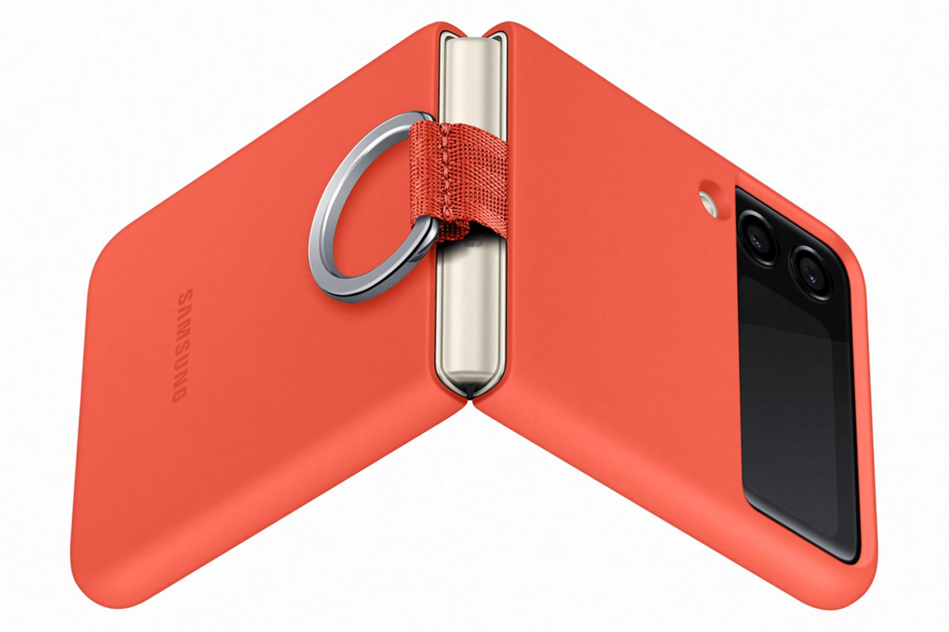قاب galaxy z flip 3 مرجانی