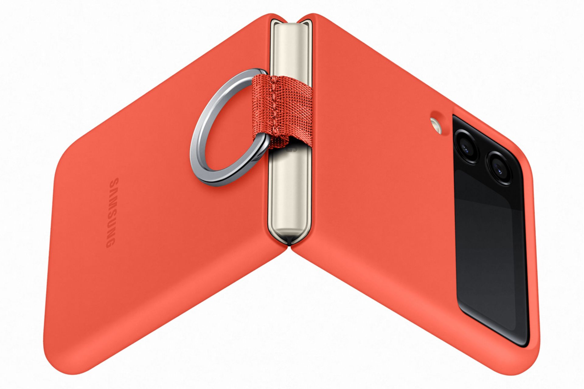 قاب galaxy z flip 3 مرجانی