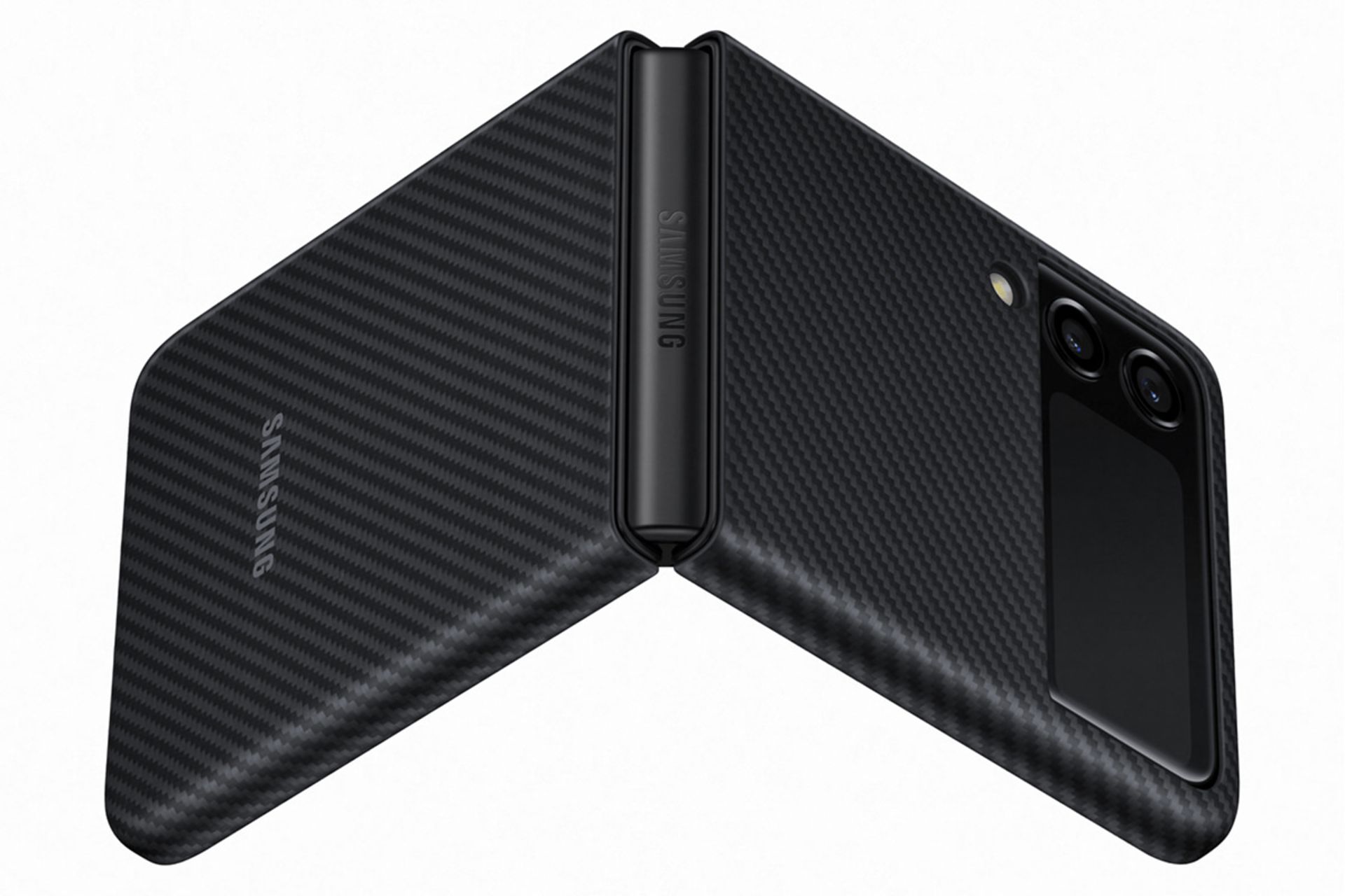 قاب galaxy z flip 3 فیبر کربن