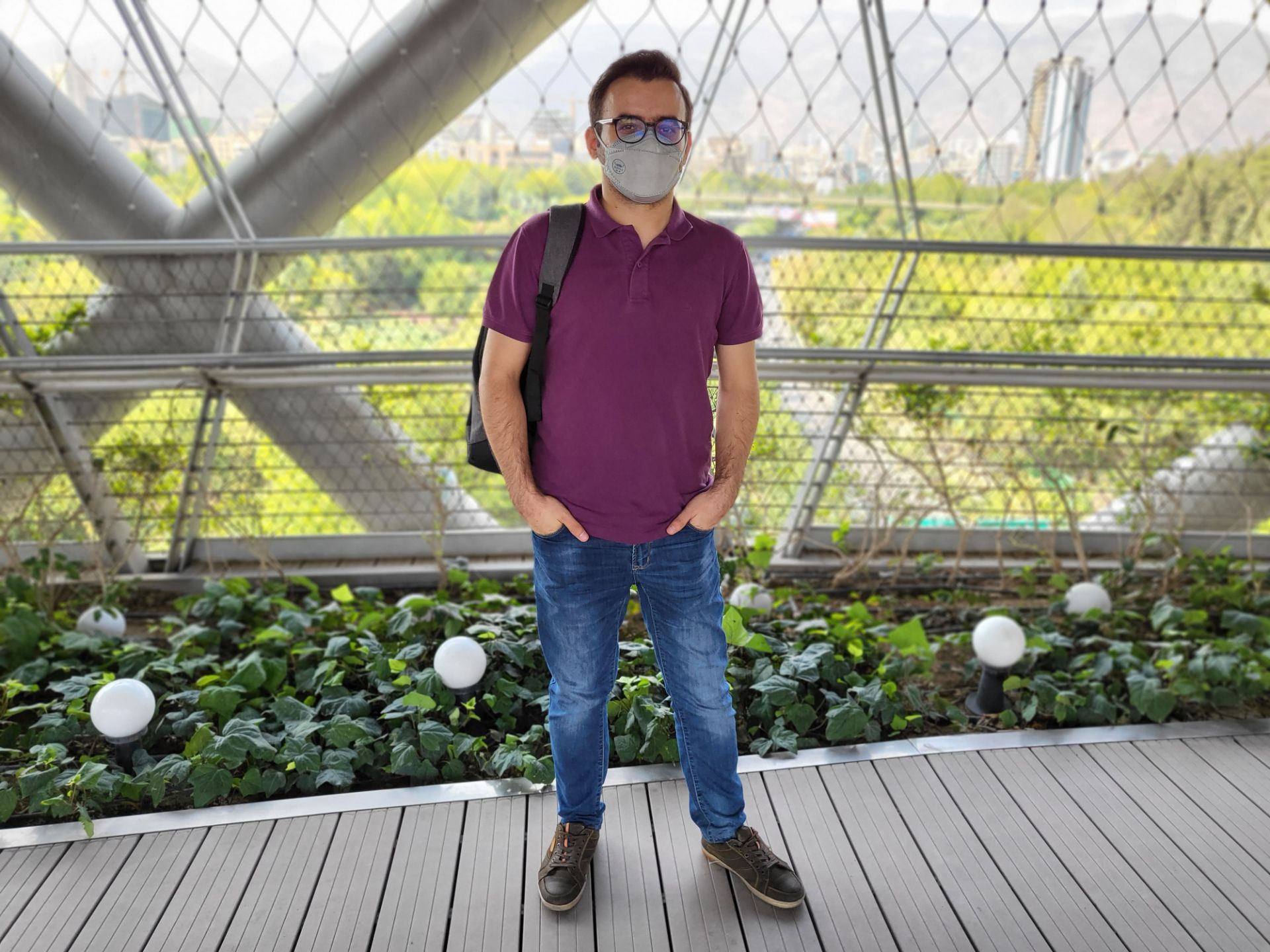 عکس پرتره با دوربین اصلی گلکسی زد فلیپ ۳