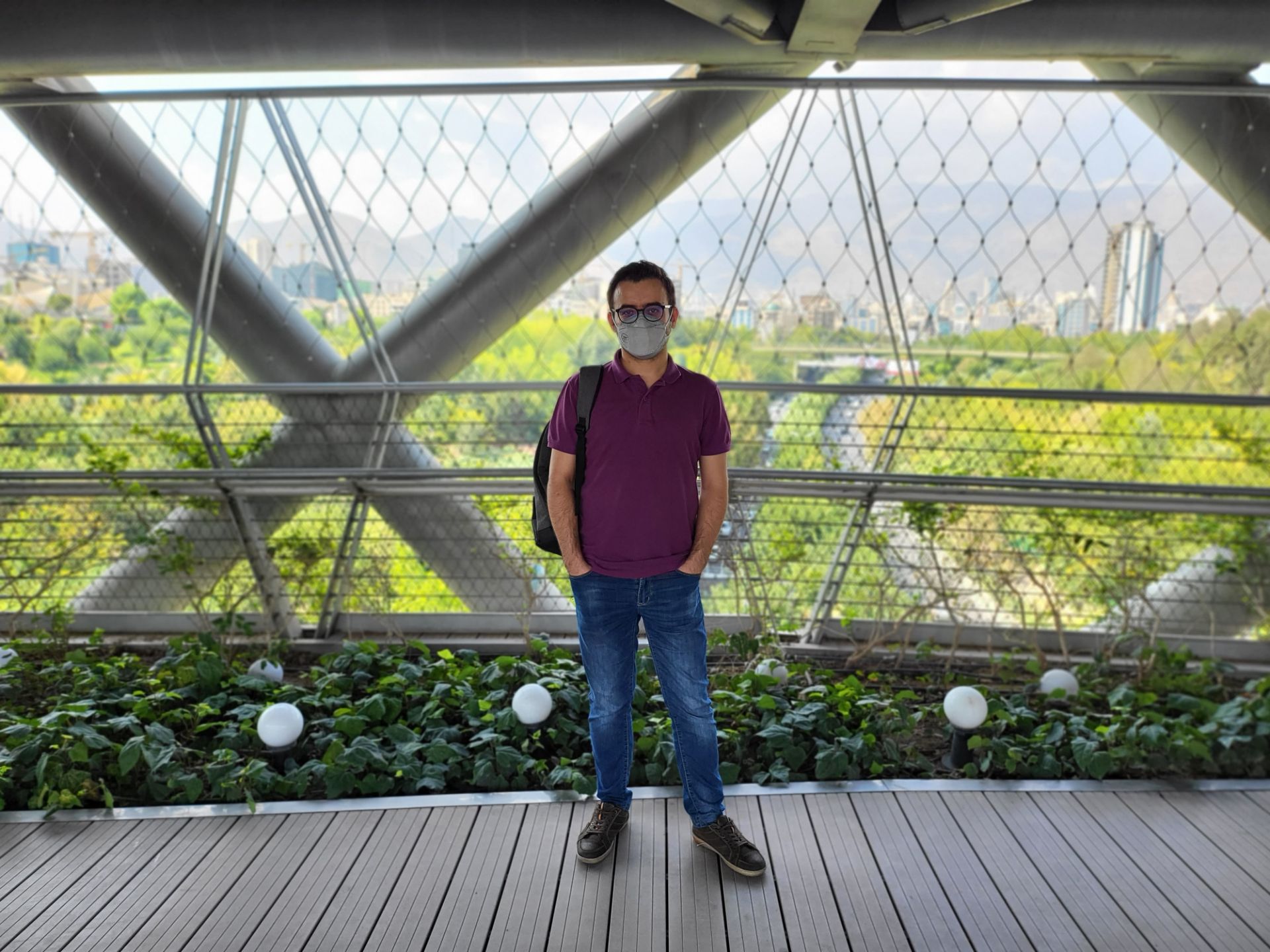 عکس پرتره با دوربین اصلی گلکسی زد فولد ۳