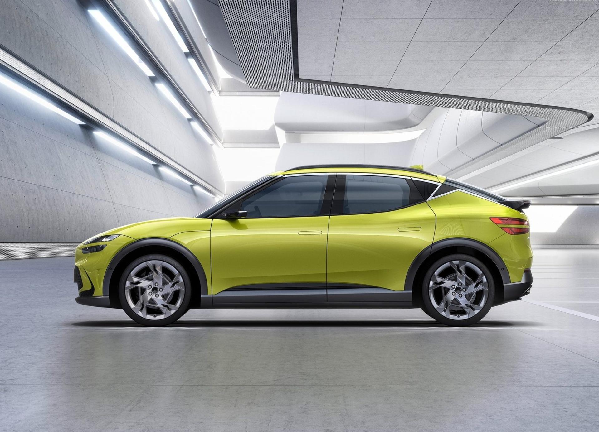 Genesis GV60 نمای جانبی جنسیس جی‌وی60