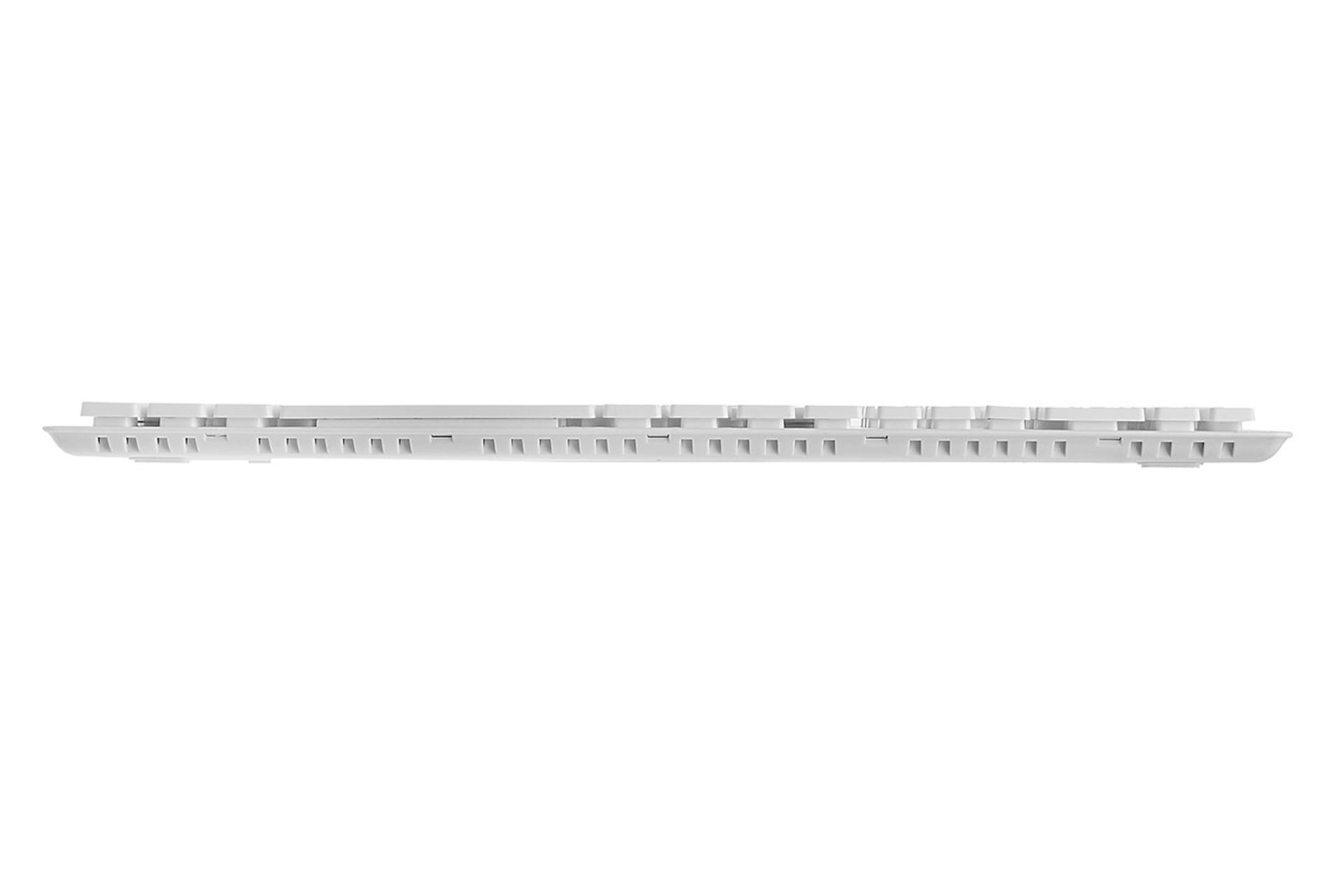 نمای جانبی کیبورد جنیوس Genius SlimStar 130 سفید