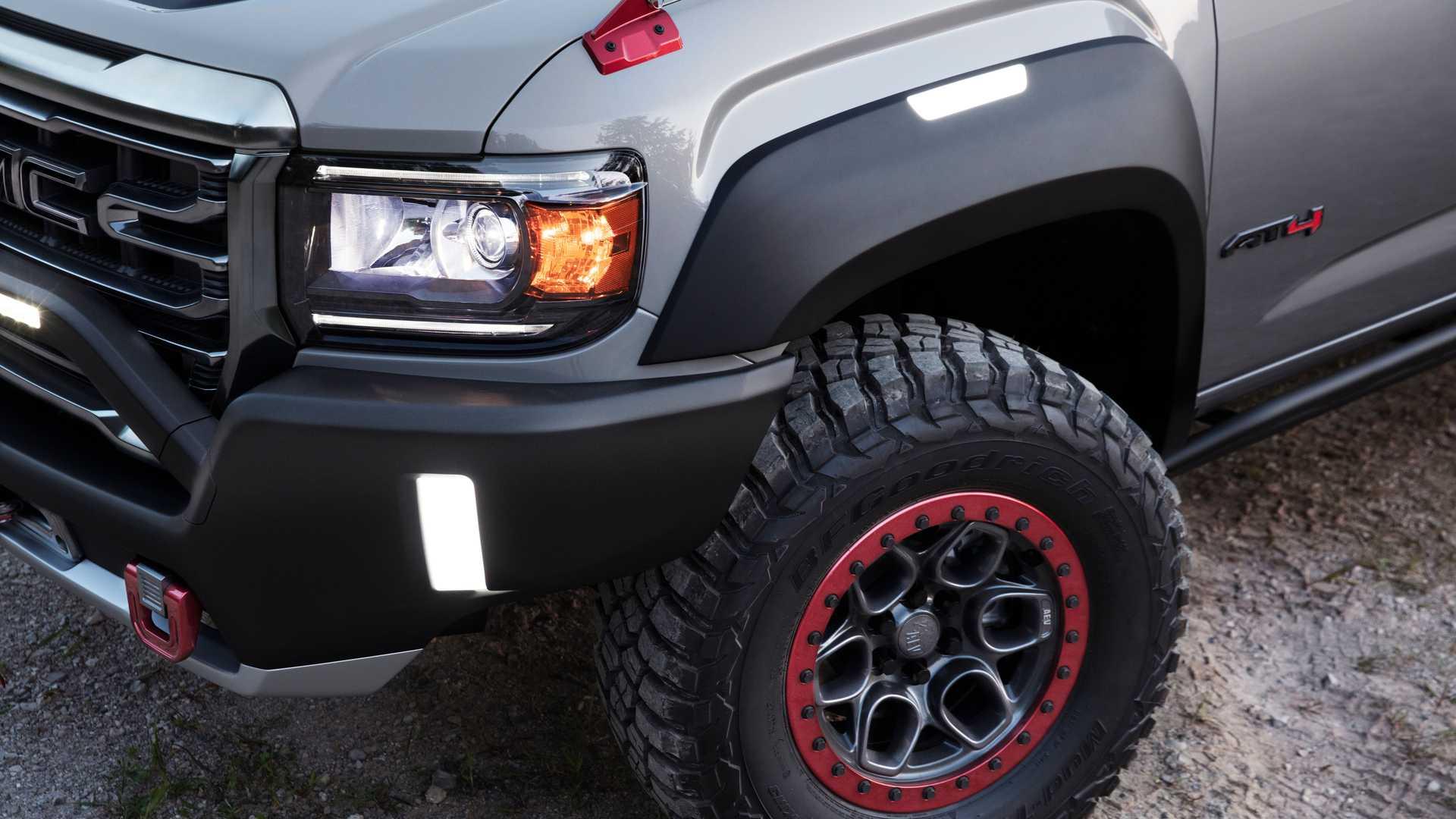 چرخ جلو پیکاپ مفهومی و آفرود جی ام سی کنیون / GMC Canyon AT4 OVRLANDX