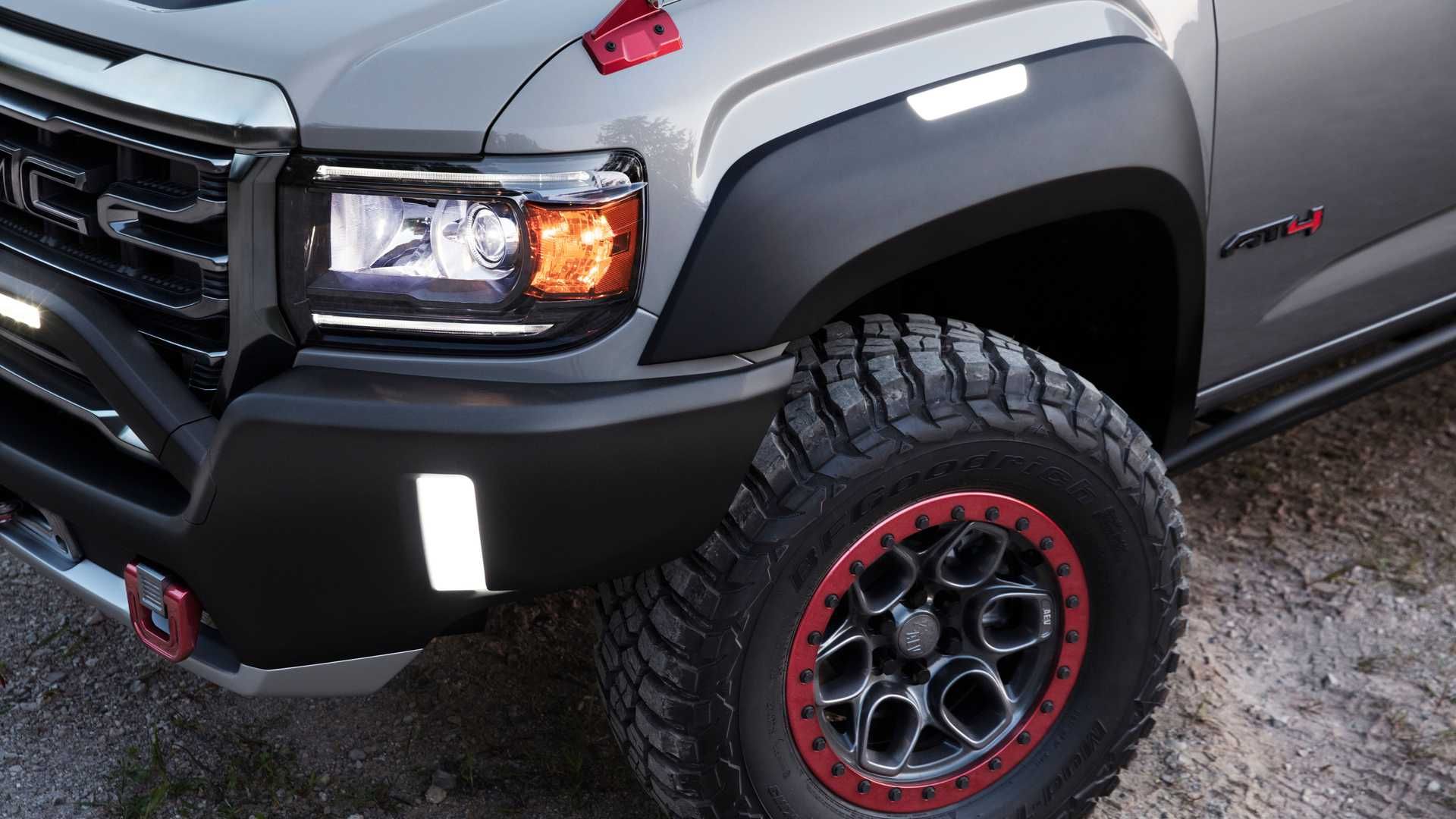 چرخ جلو پیکاپ مفهومی و آفرود جی ام سی کنیون / GMC Canyon AT4 OVRLANDX