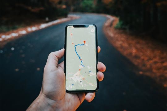 Positioning has been added to Google Maps with a realistic and live route display