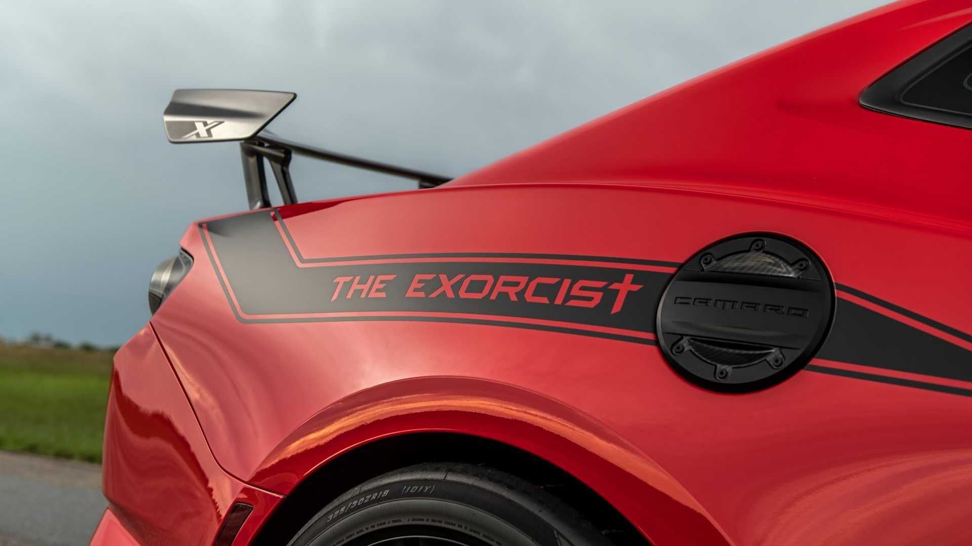 درپوش باک شورولت کامارو ZL1 هنسی اگزرسیست / Hennessey Exorcist Chevrolet Camaro ZL1 قرمز رنگ