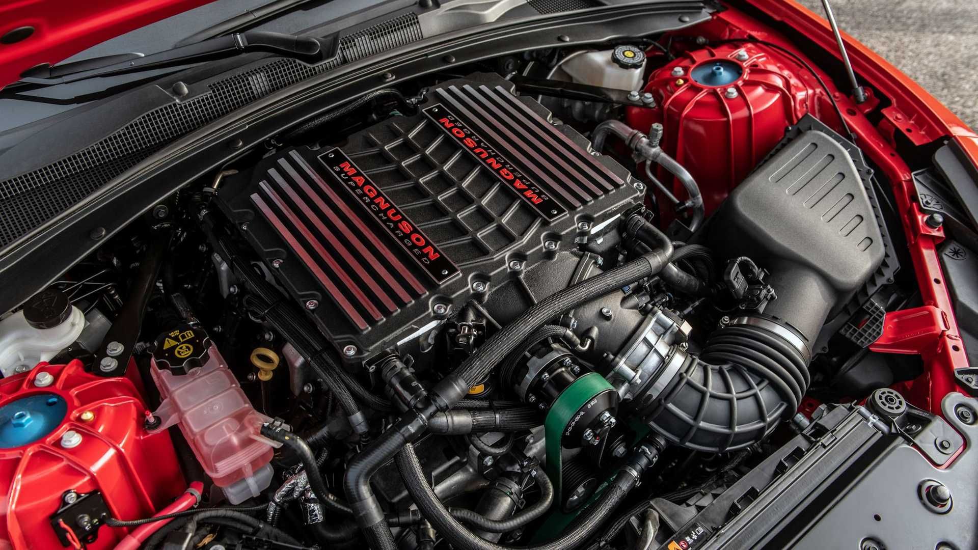 پیشرانه شورولت کامارو ZL1 هنسی اگزرسیست / Hennessey Exorcist Chevrolet Camaro ZL1 قرمز رنگ