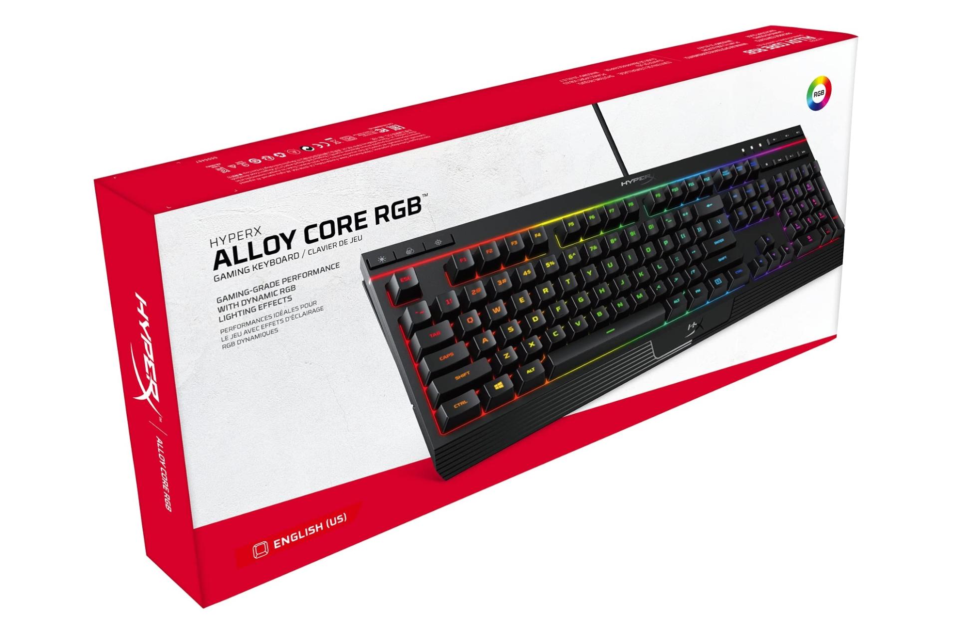 جعبه کیبورد هایپرایکس HyperX Alloy Core RGB