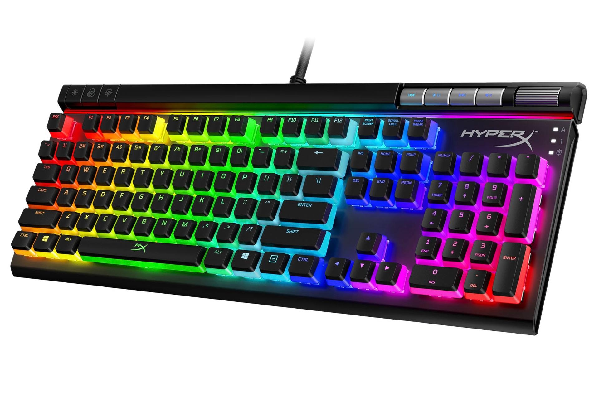 نمای راست کیبورد هایپر ایکس HyperX Alloy Elite 2