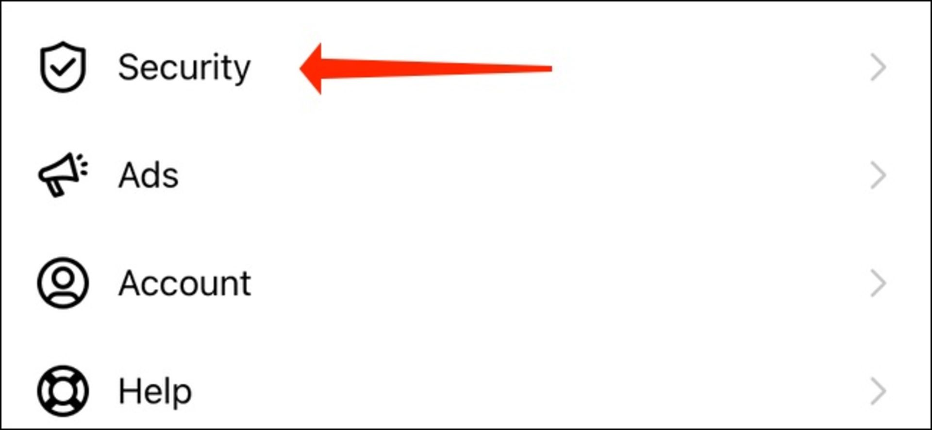 بخش تنظیمات اینستاگرام