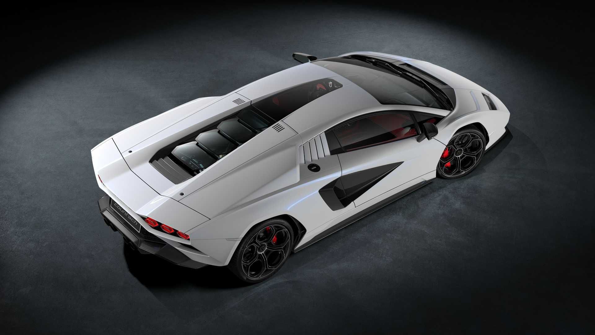 Lamborghini Countach لامبورگینی کانتاش 2021 نمای سقف