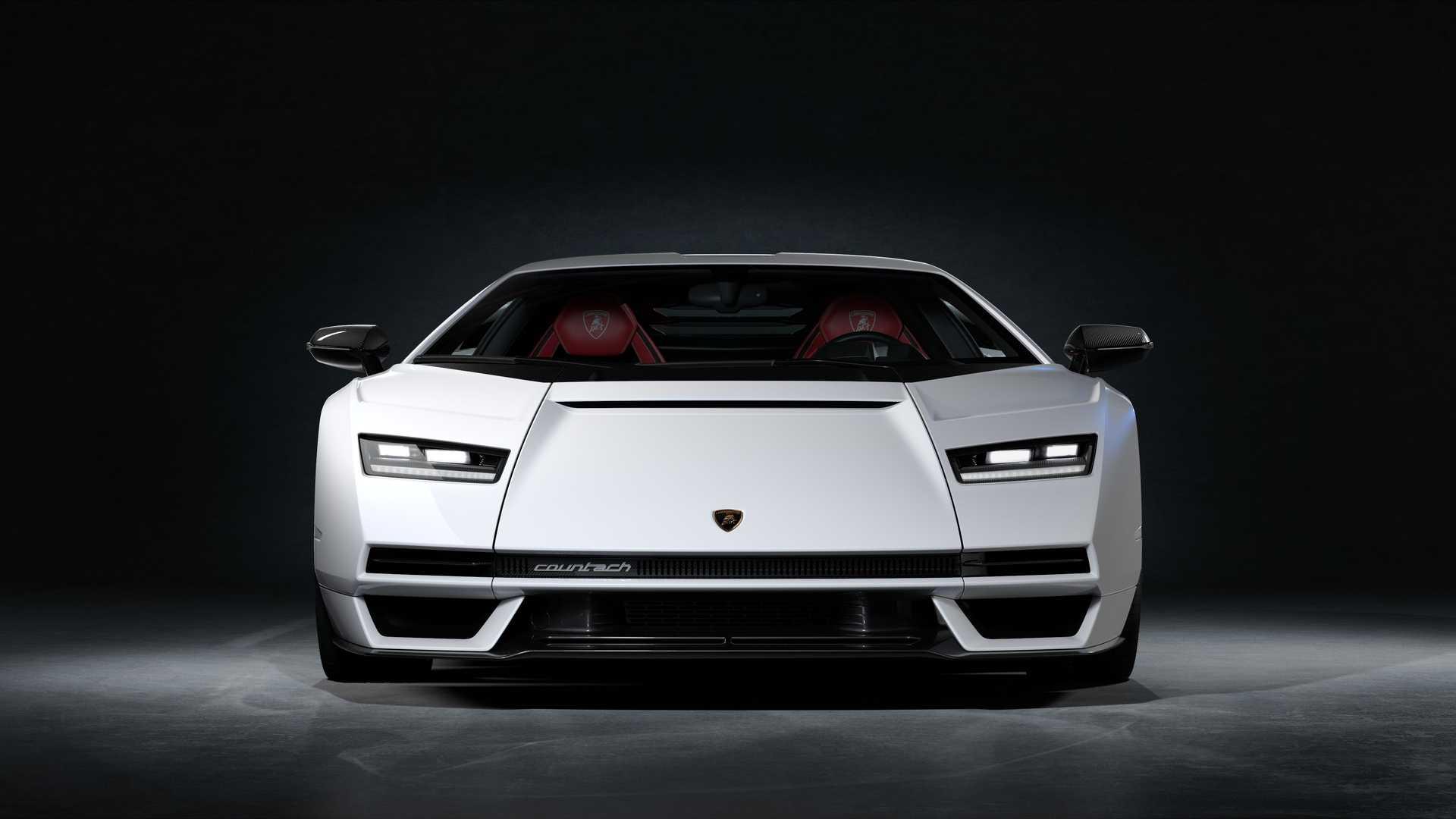 Lamborghini Countach لامبورگینی کانتاش 2021 نمای جلو