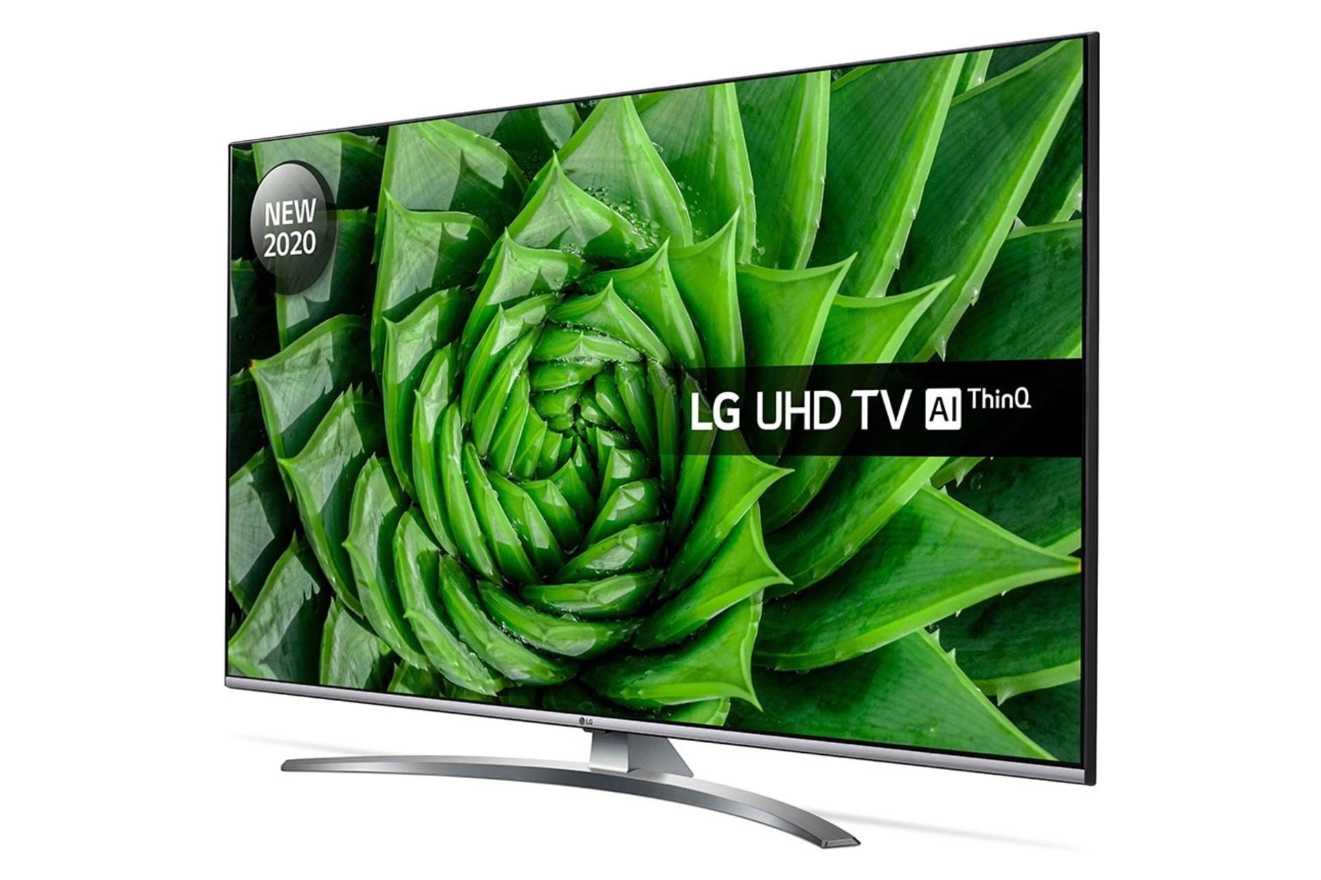 نمای راست پنل جلو تلویزیون ال جی UN81006 مدل 55 اینچ / LG 55UN81006