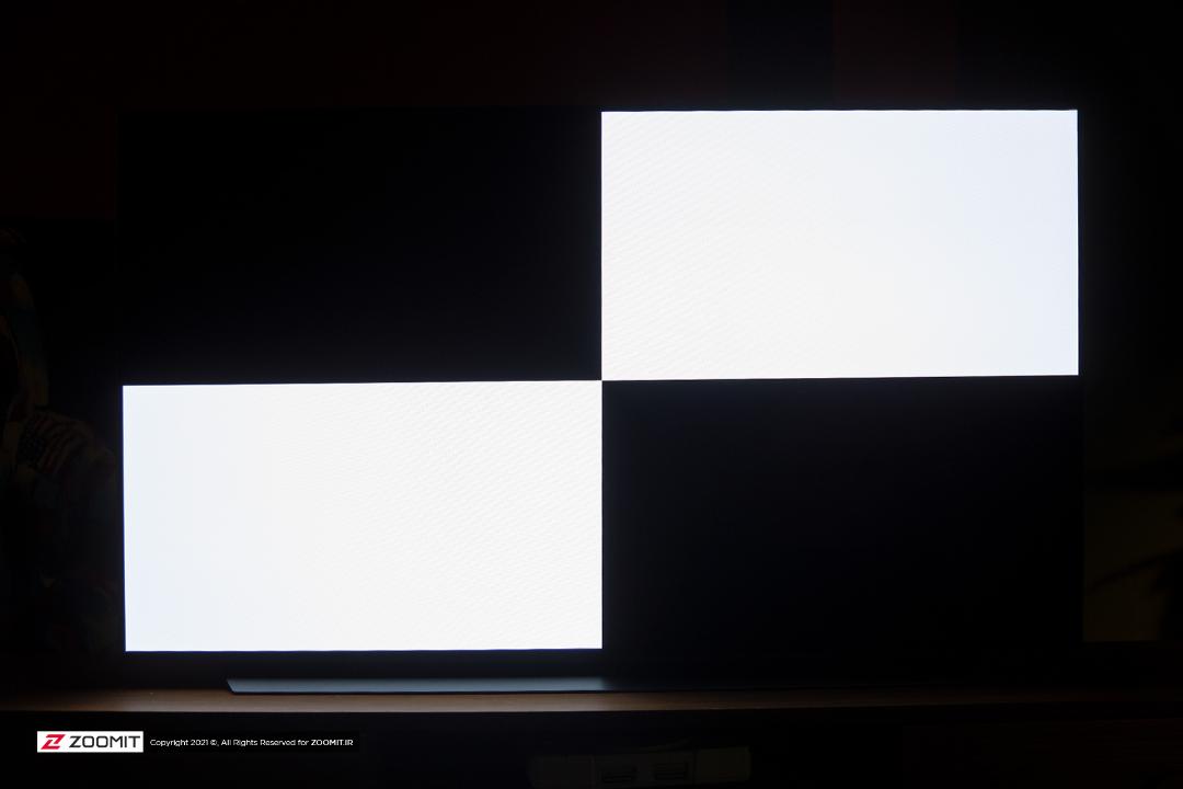 کنتراست تلویزیون LG C1 OLED