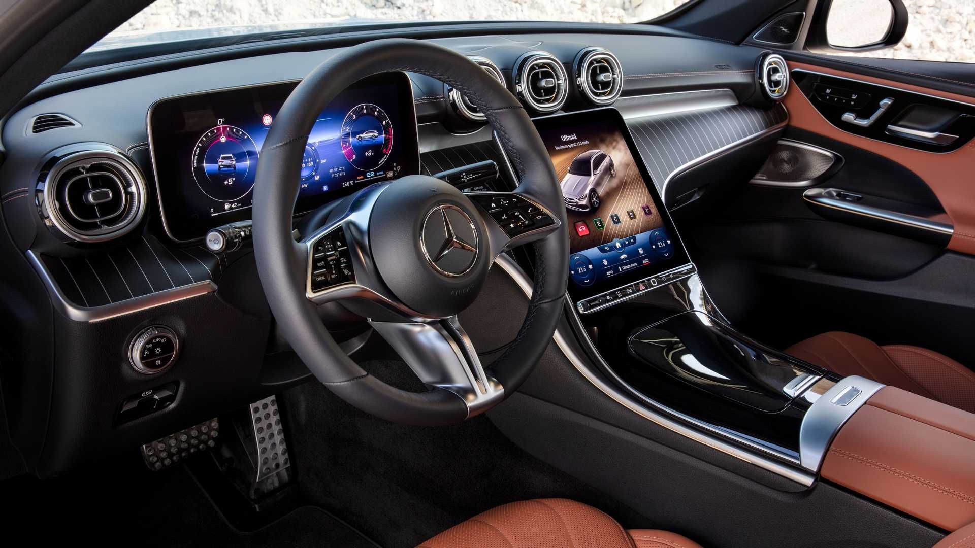 Mercedes-Benz C-Class All-Terrain نمای کنسول مرسدس c کلاس آل ترین