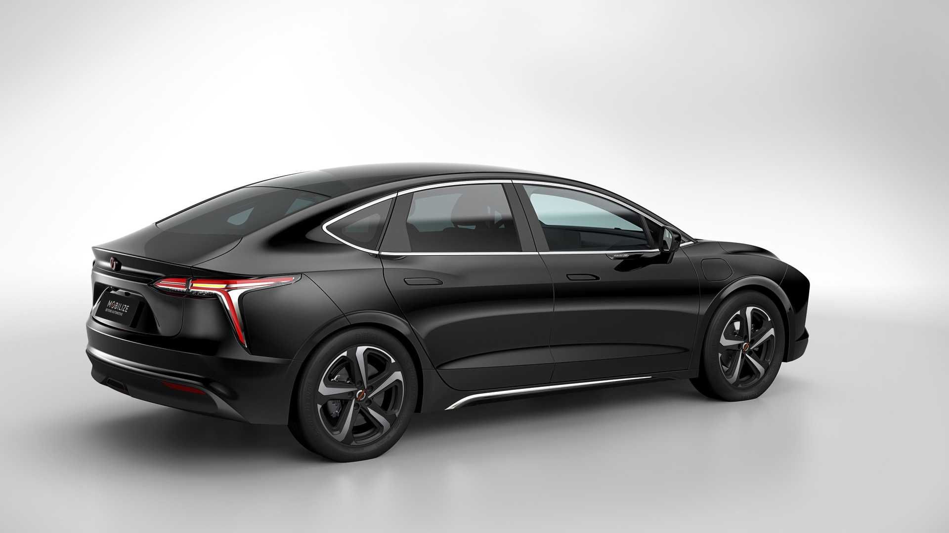 نمای پشت Renault Mobilize Limo EV Sedan رنو موبالایز لیمو