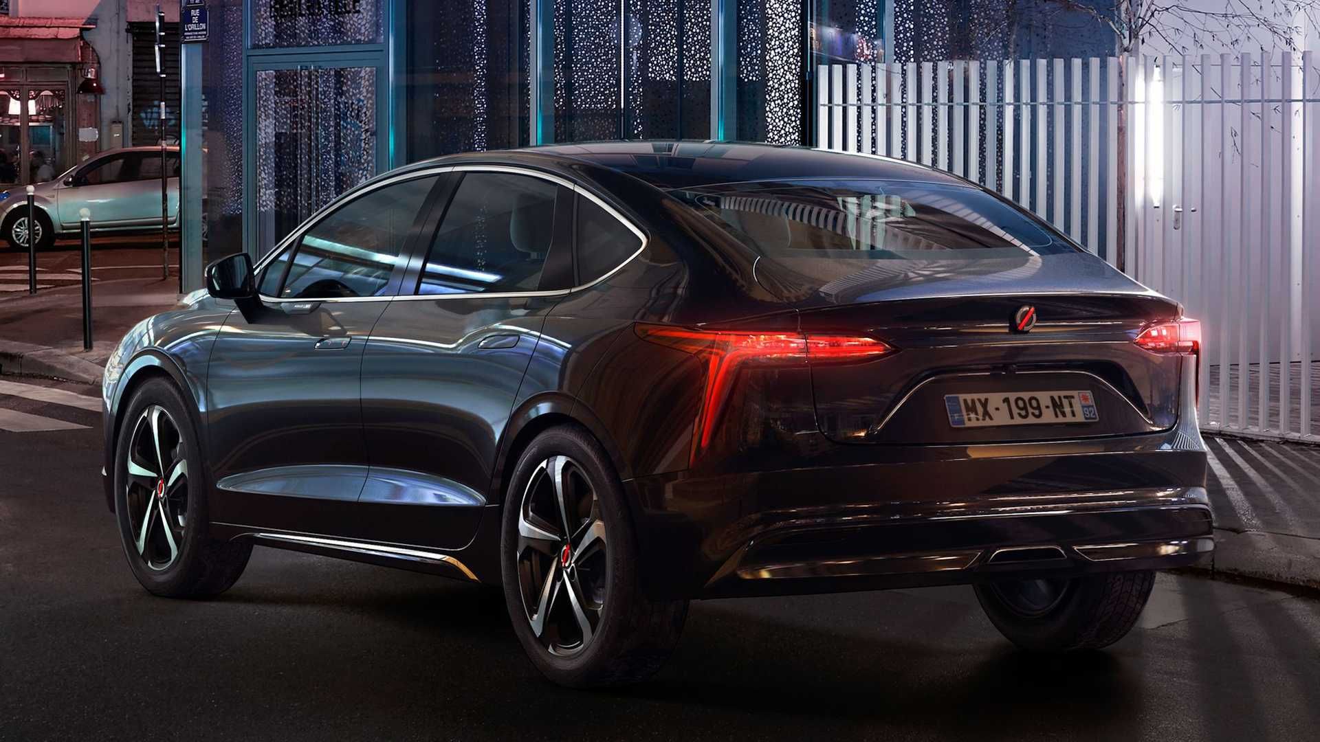 نمای عقب Renault Mobilize Limo   رنو موبالایز لیمو