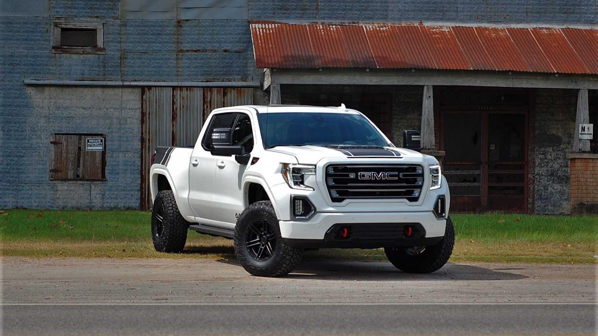 نمای جلو وانت پیکاپ جی ام سی سیرا جکال / GMC Sierra Jackal سفید رنگ