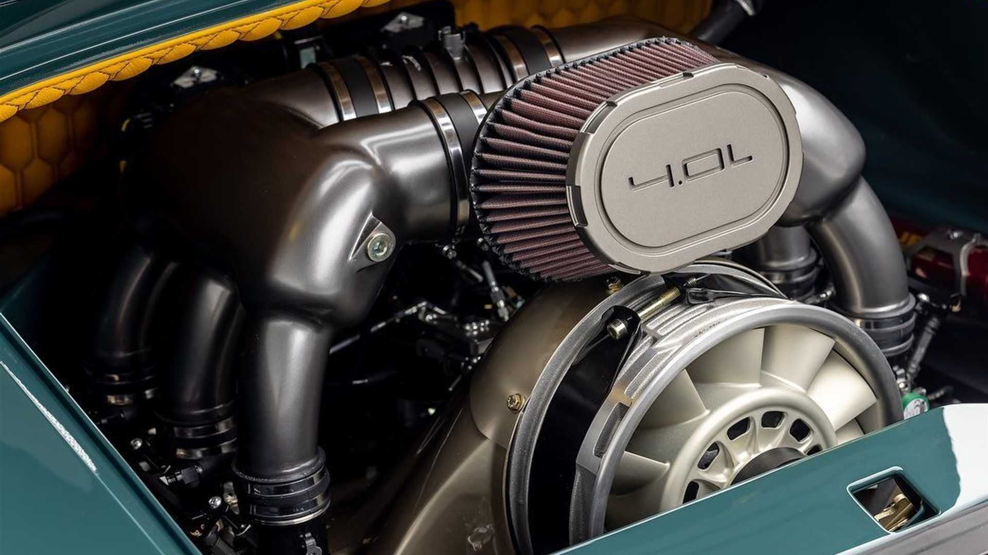 Porsche Gunther Werks  993 Speedster پورشه گانتر ورکز نمای موتور