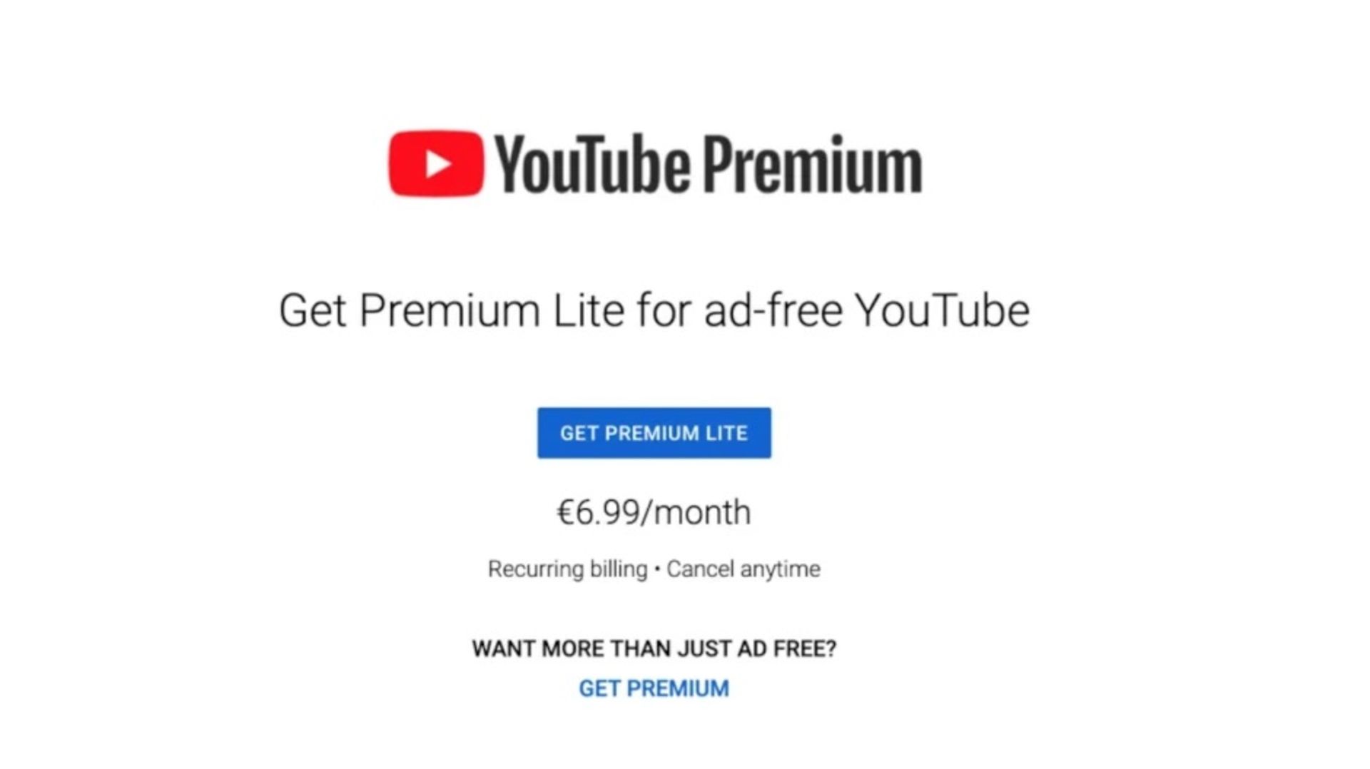 اشتراک یوتیوب لایت