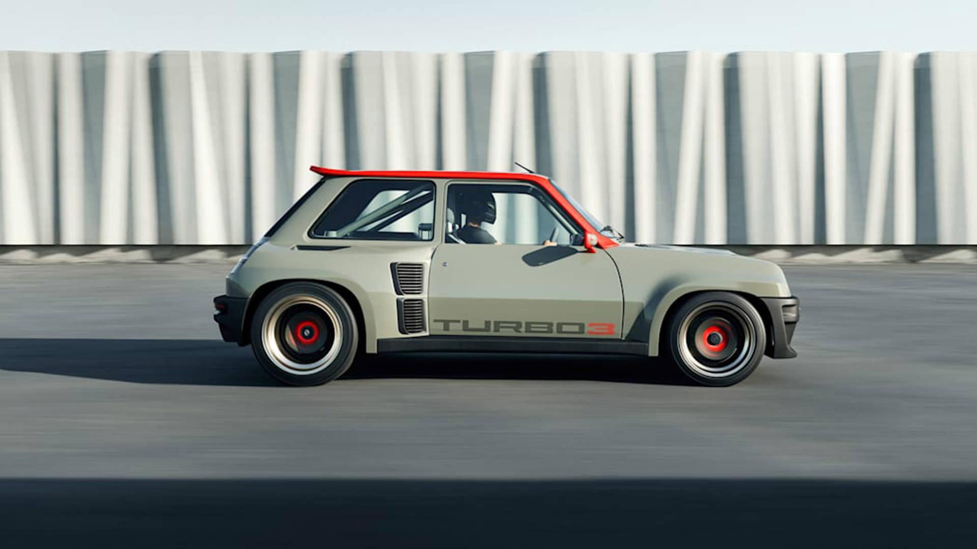 نمای جانبی رنو 5 توربو 3 / Renault 5 Turbo 3