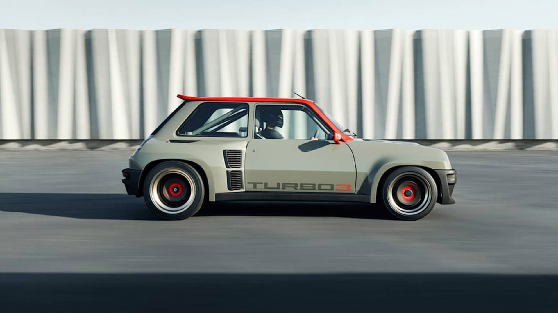نمای جانبی رنو 5 توربو 3 / Renault 5 Turbo 3