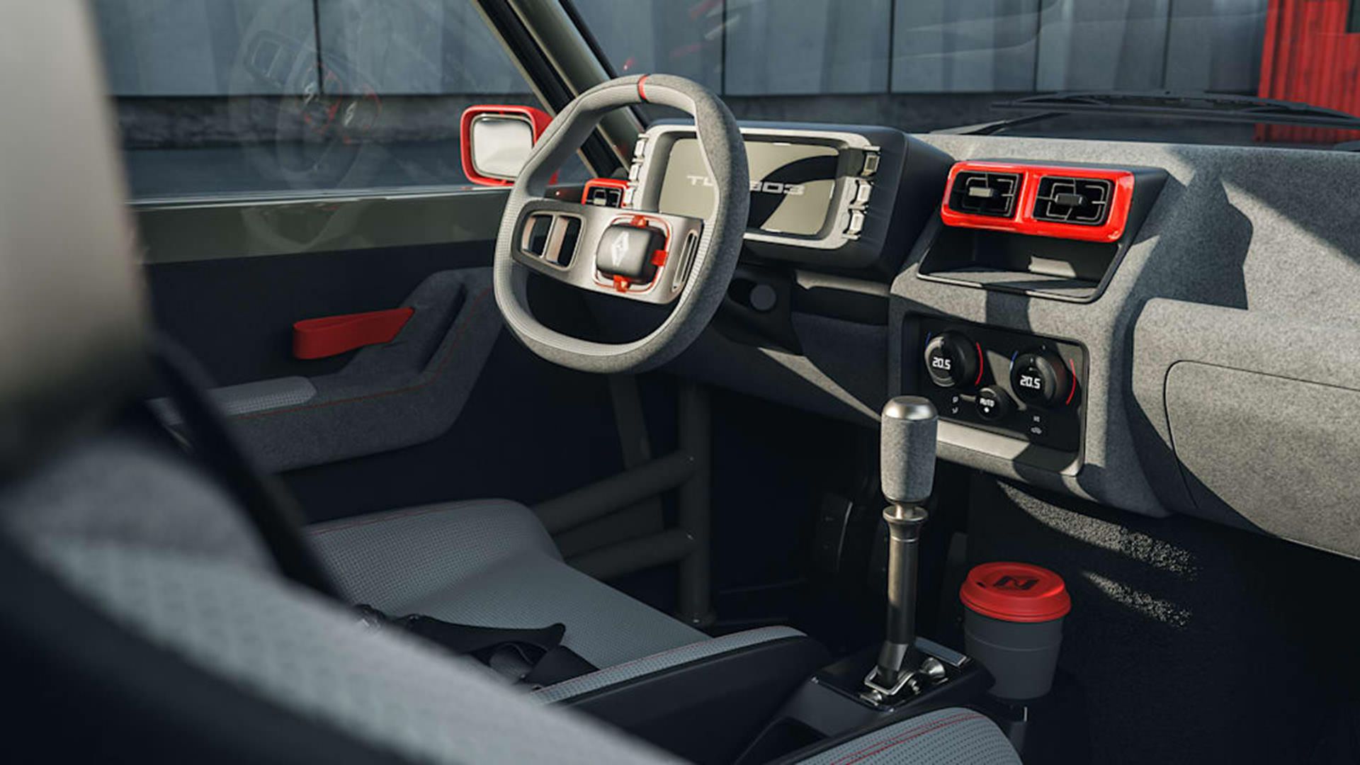 فرمان و داشبورد رنو 5 توربو 3 / Renault 5 Turbo 3