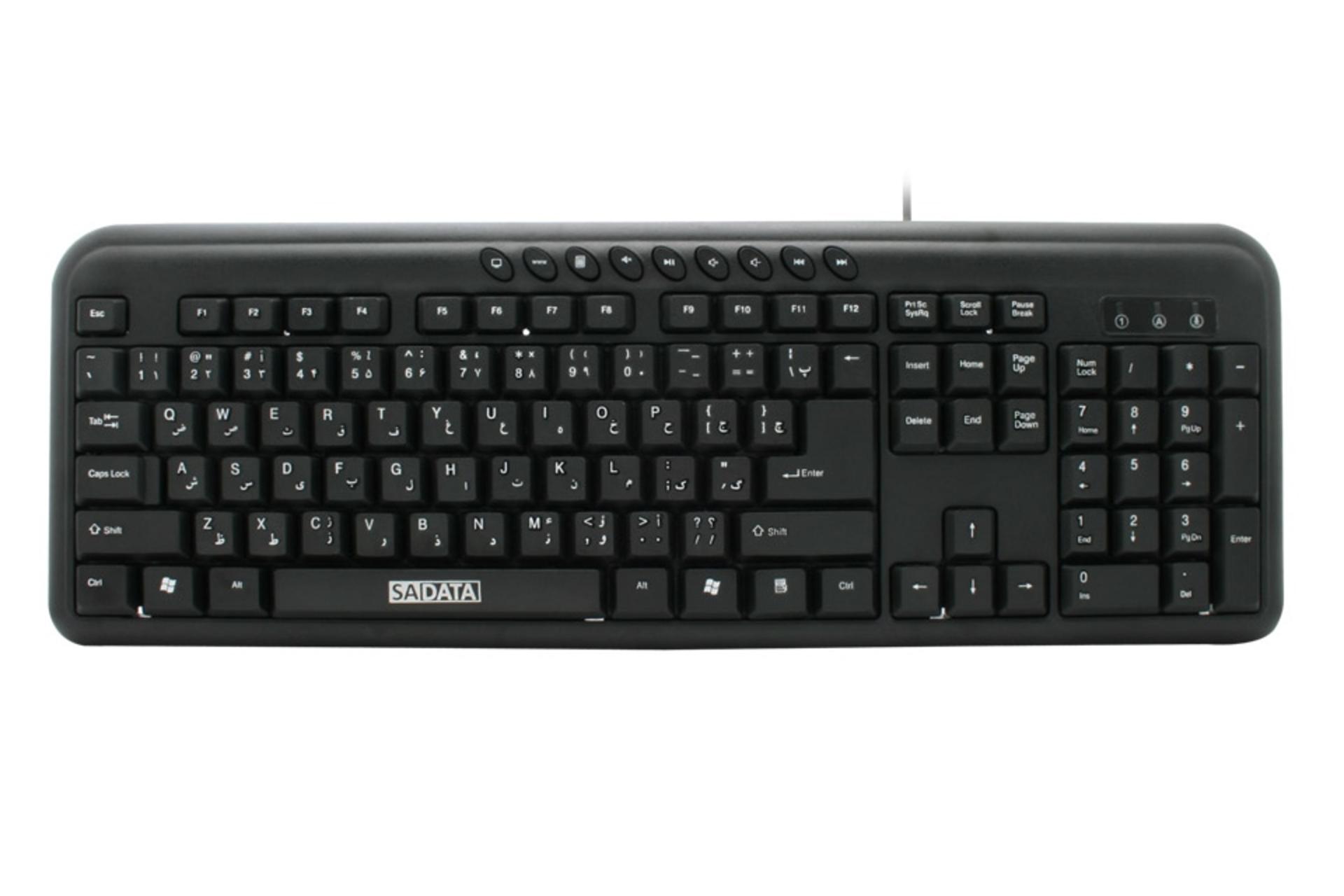 نمای روبرو کیبورد سادیتا Sadata SK-1700