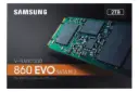 جلوی جعبه SSD سامسونگ Samsung 860 EVO SATA M.2 2TB ظرفیت 2 ترابایت
