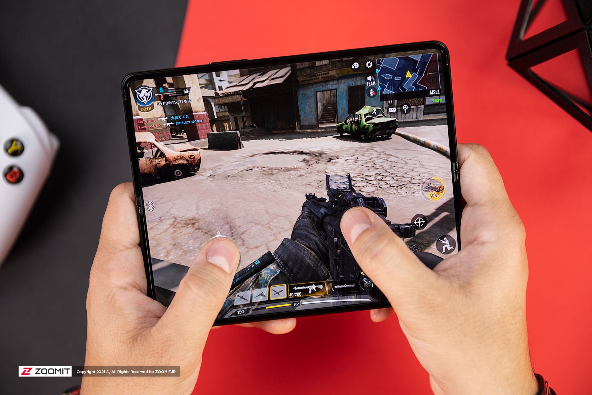 بازی با گلکسی زد فولد ۳