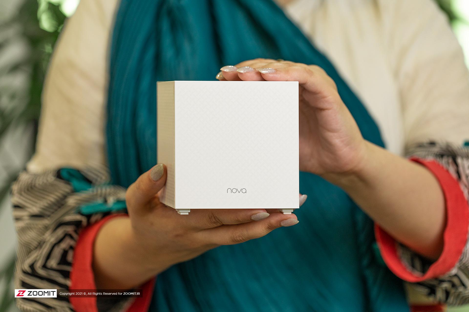 ابعاد گره مش وای فای Tenda MW12