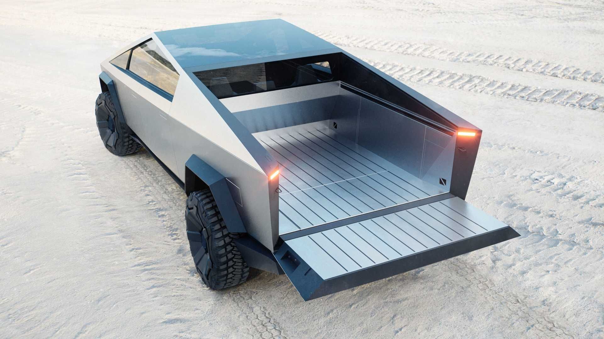 کفی عقب وانت برقی تسلا سایبرتراک / Tesla Cybertruck
