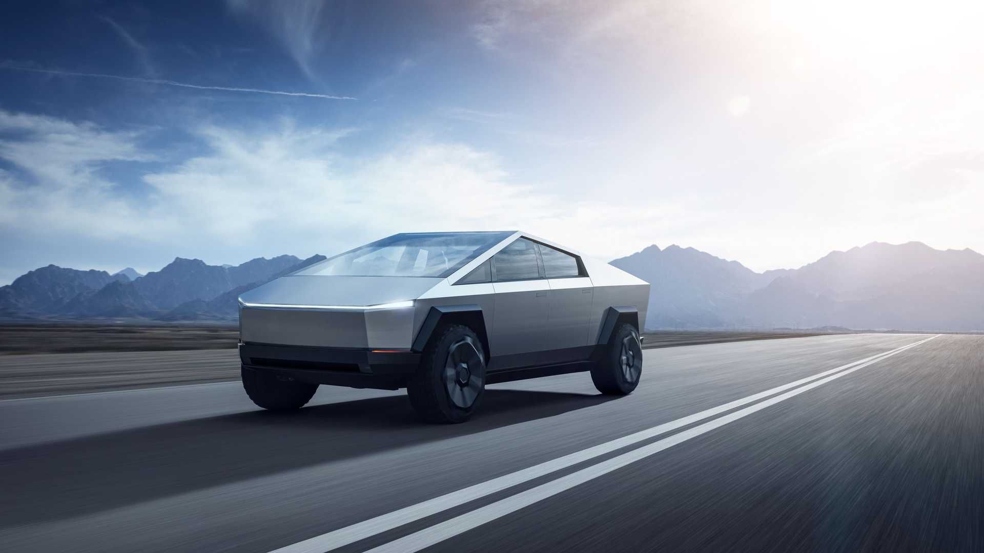 نمای بیرونی تسلا سایبرتراک / Tesla Cybertruck