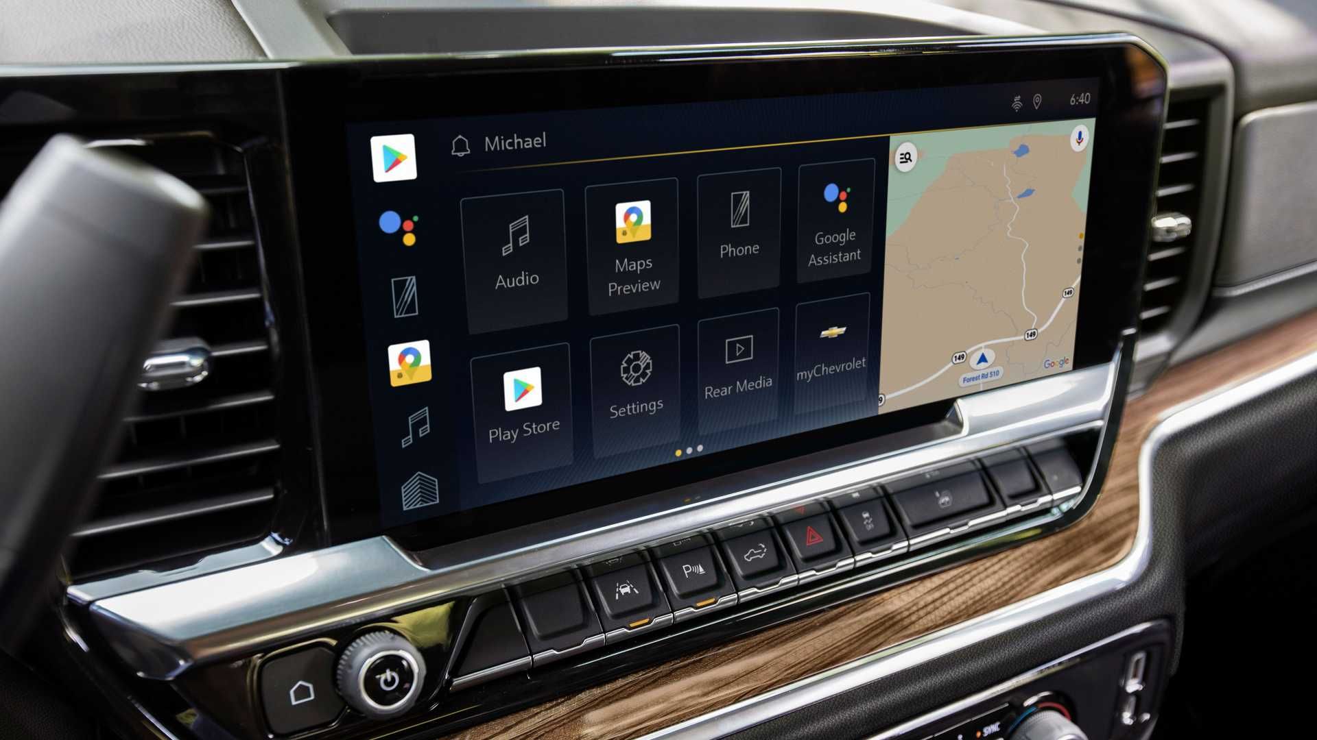 نمایشگر سیستم سرگرمی وانت پیکاپ شورولت سیلورادو 2022 / 2022 Chevrolet Silverado