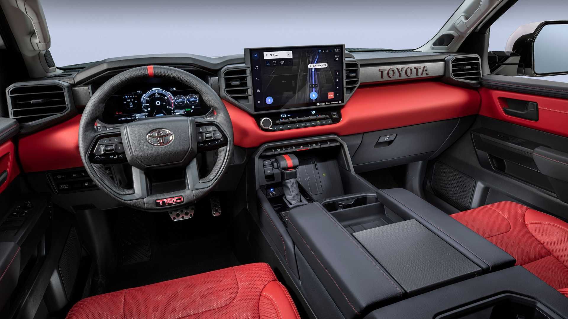 Toyota Tundra نمای داشبورد تویوتا توندرا 2022