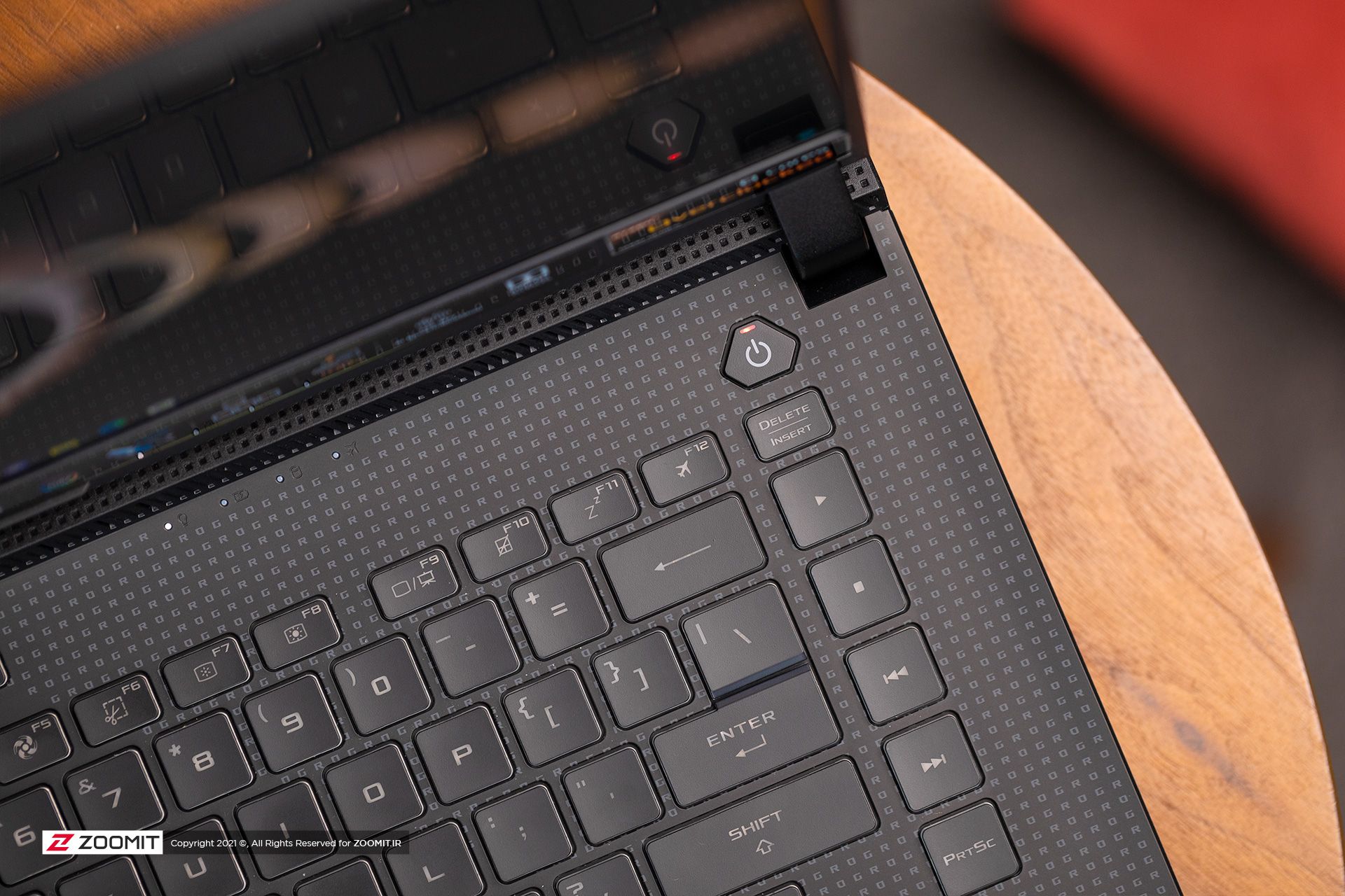 کلید پاور و کیبورد ایسوس Strix G15