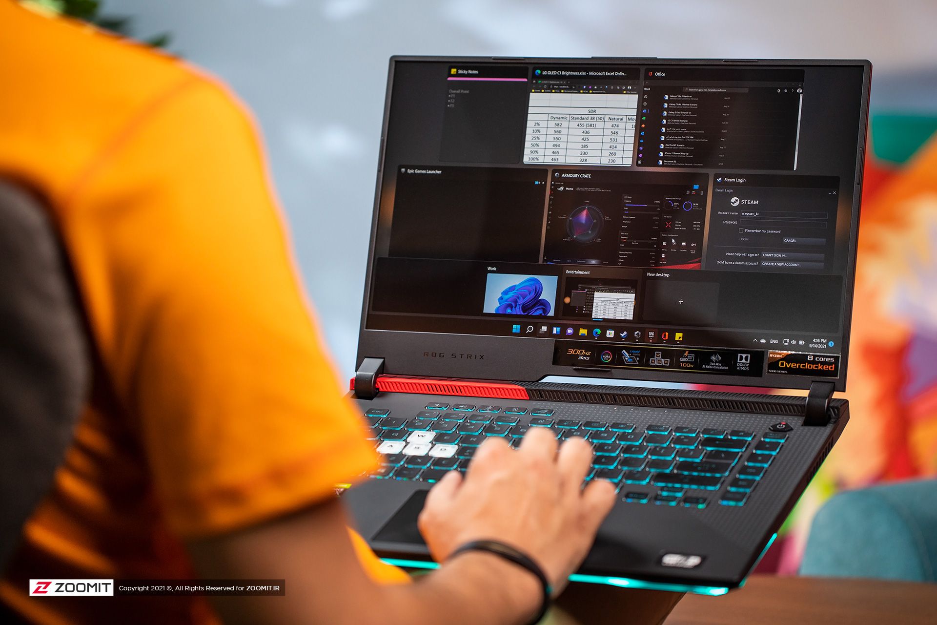 چندوظیفگی با ایسوس Strix G15