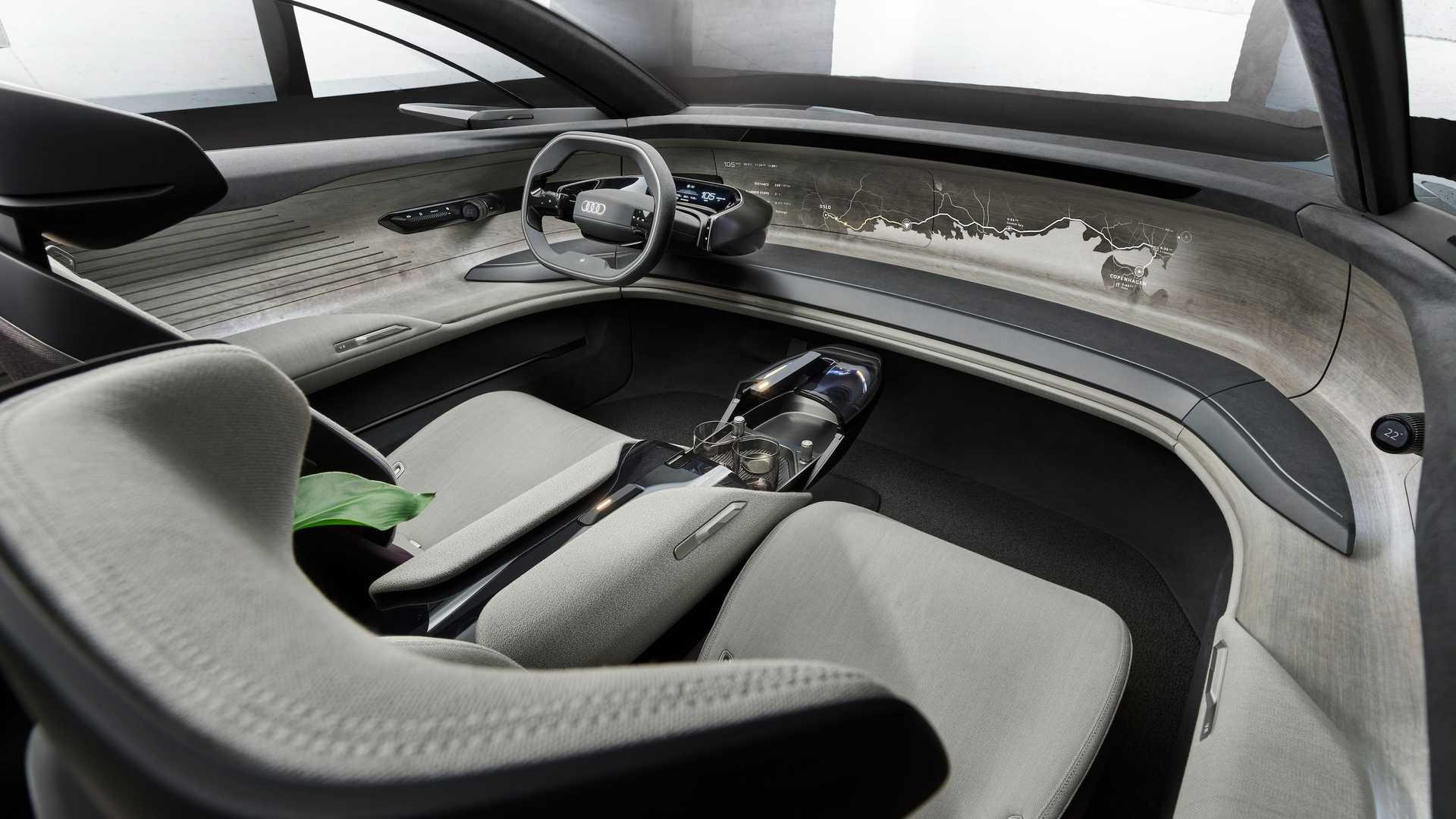 Audi Grandsphere Concept نمای درها آئودی گرندسفیر مفهومی 