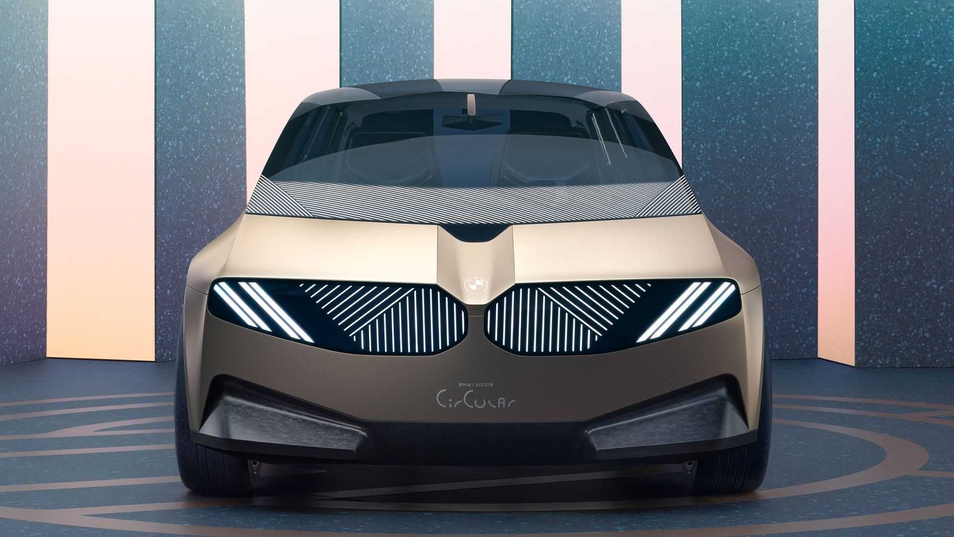 نمای جلو بی ام و آی ویژن سیرکولار / BMW i Vision Circular