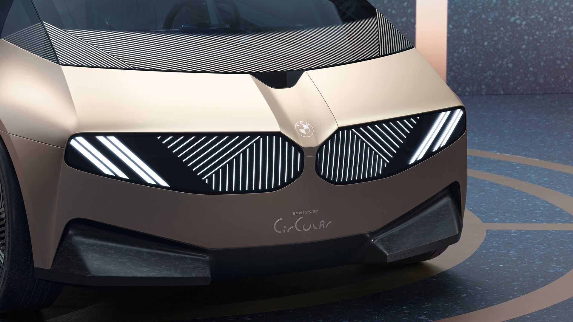 جلو پنجره و چراغ های بی ام و آی ویژن سیرکولار / BMW i Vision Circular