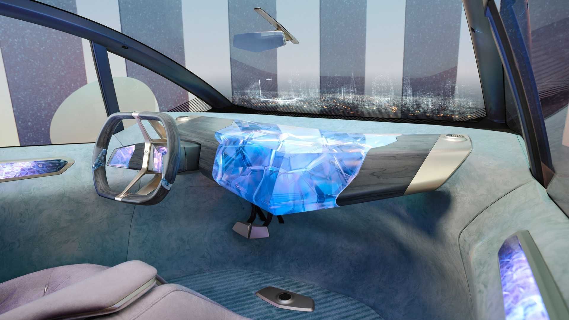 داشبورد بی ام و آی ویژن سیرکولار / BMW i Vision Circular