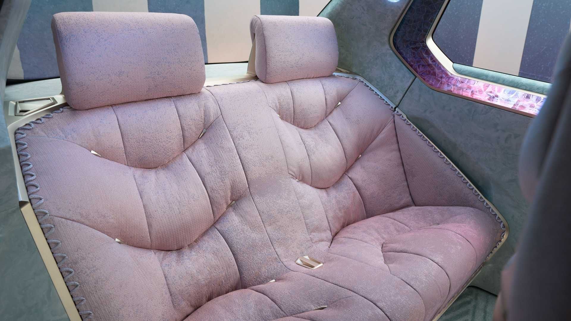 صندلی های عقب بی ام و آی ویژن سیرکولار / BMW i Vision Circular