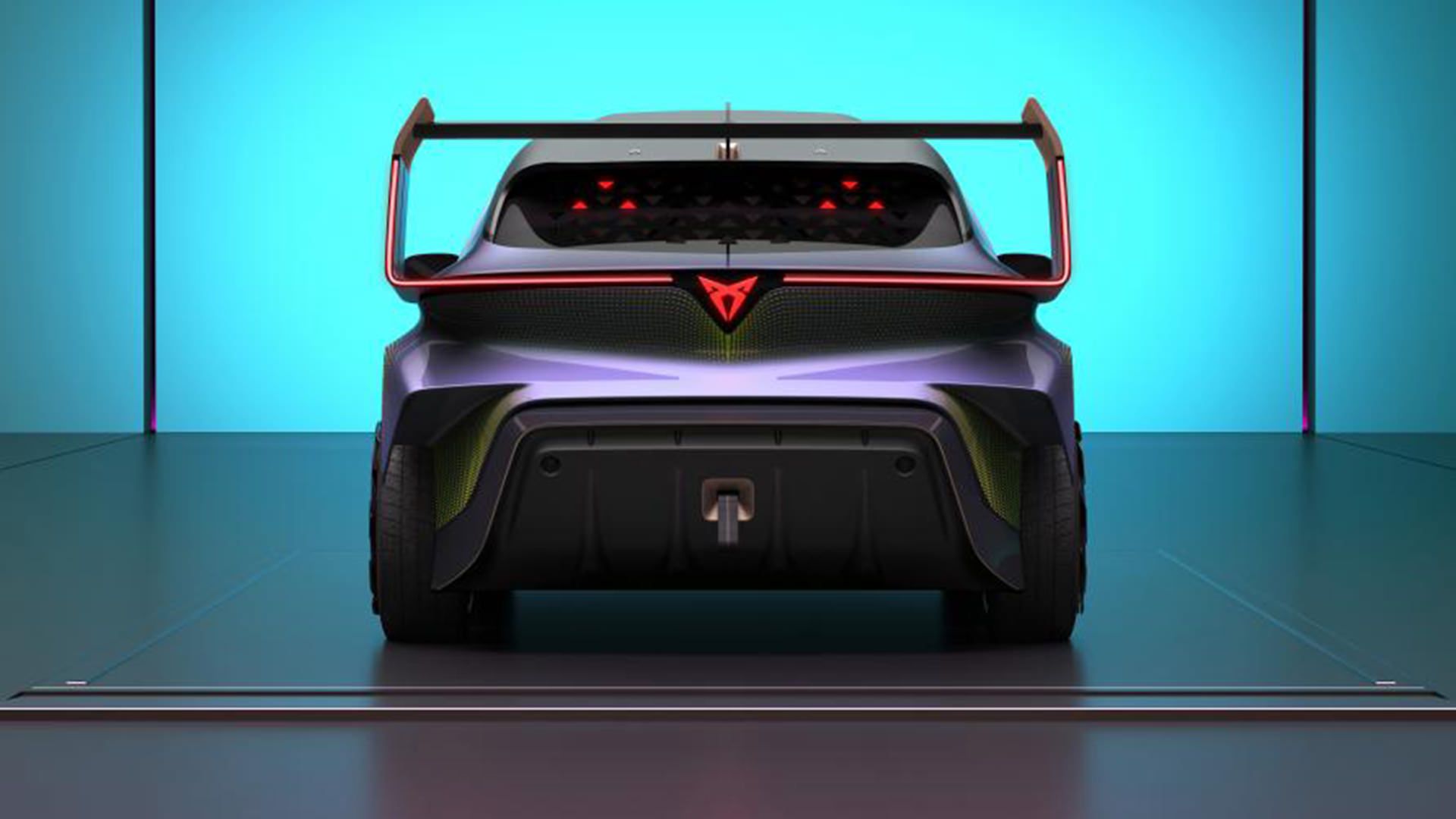 نمای عقب هاچ بک مفهومی و برقی کوپرا آربن ربل / Cupra UrbanRebel Concept