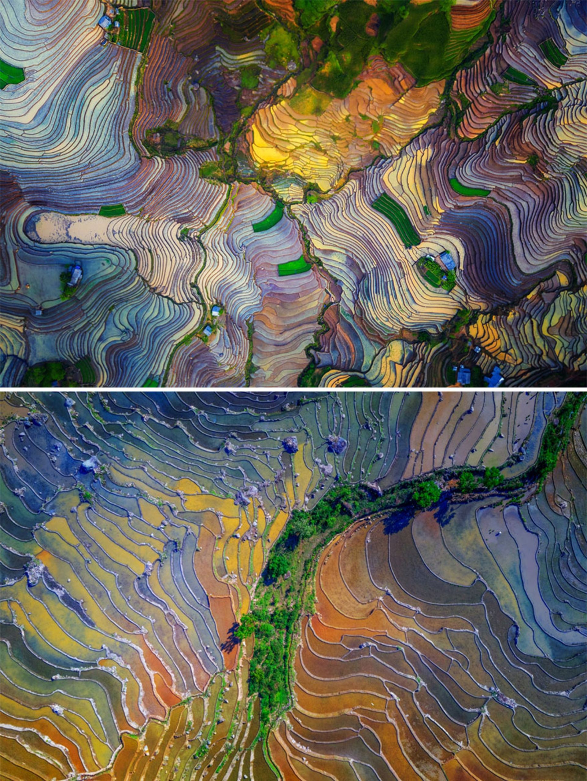 تصاویر قدرتمند از برندگان مسابقه عکاسی با پهپاد ۲۰۲۱