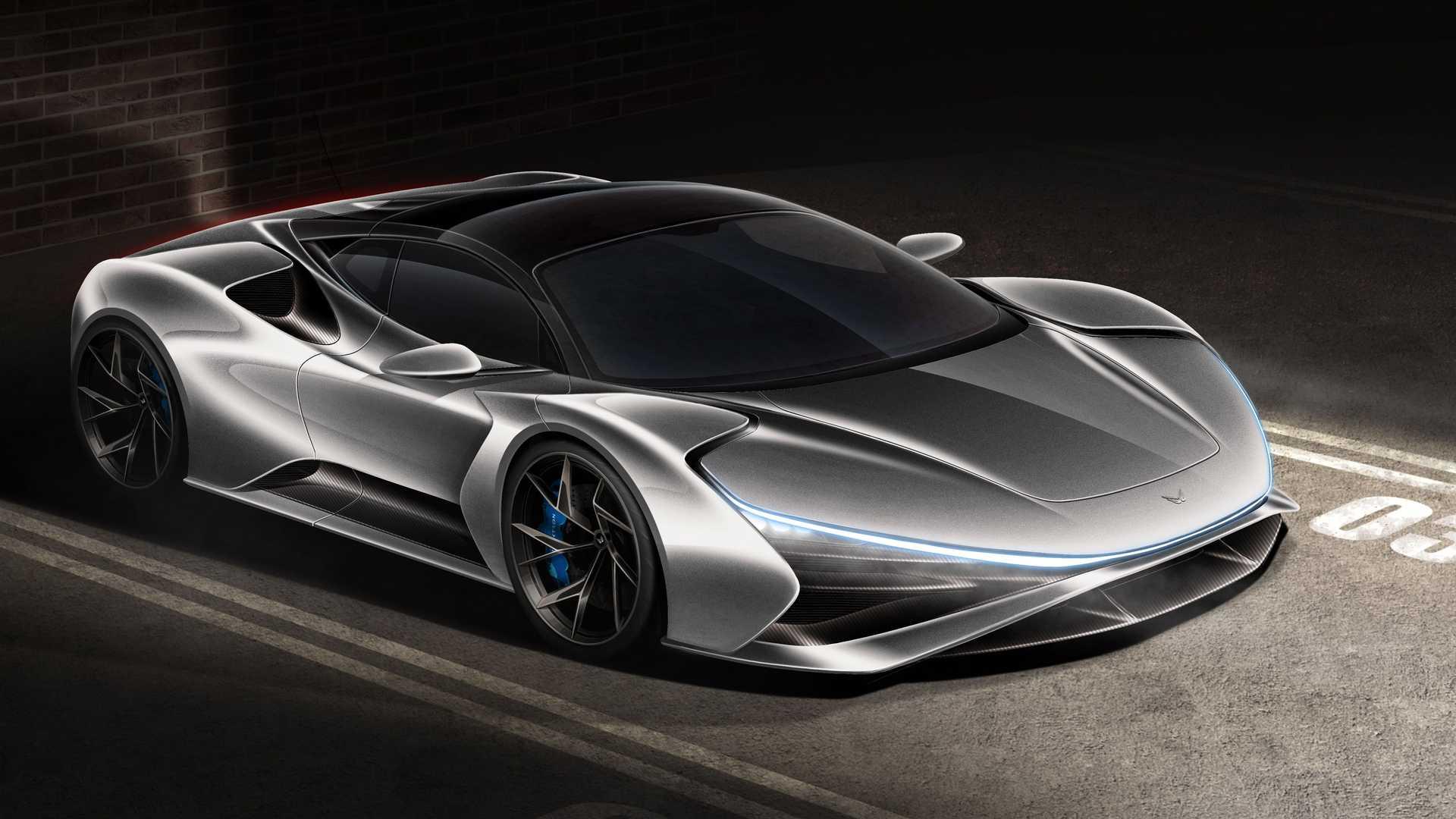 ابرخودرو برقی الکترون تراوا نمای جلو/ Elektron Truva Electric Supercar